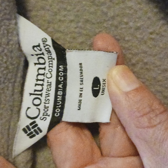 Columbia half zip unisex fleece size Large - Picture 4 of 5